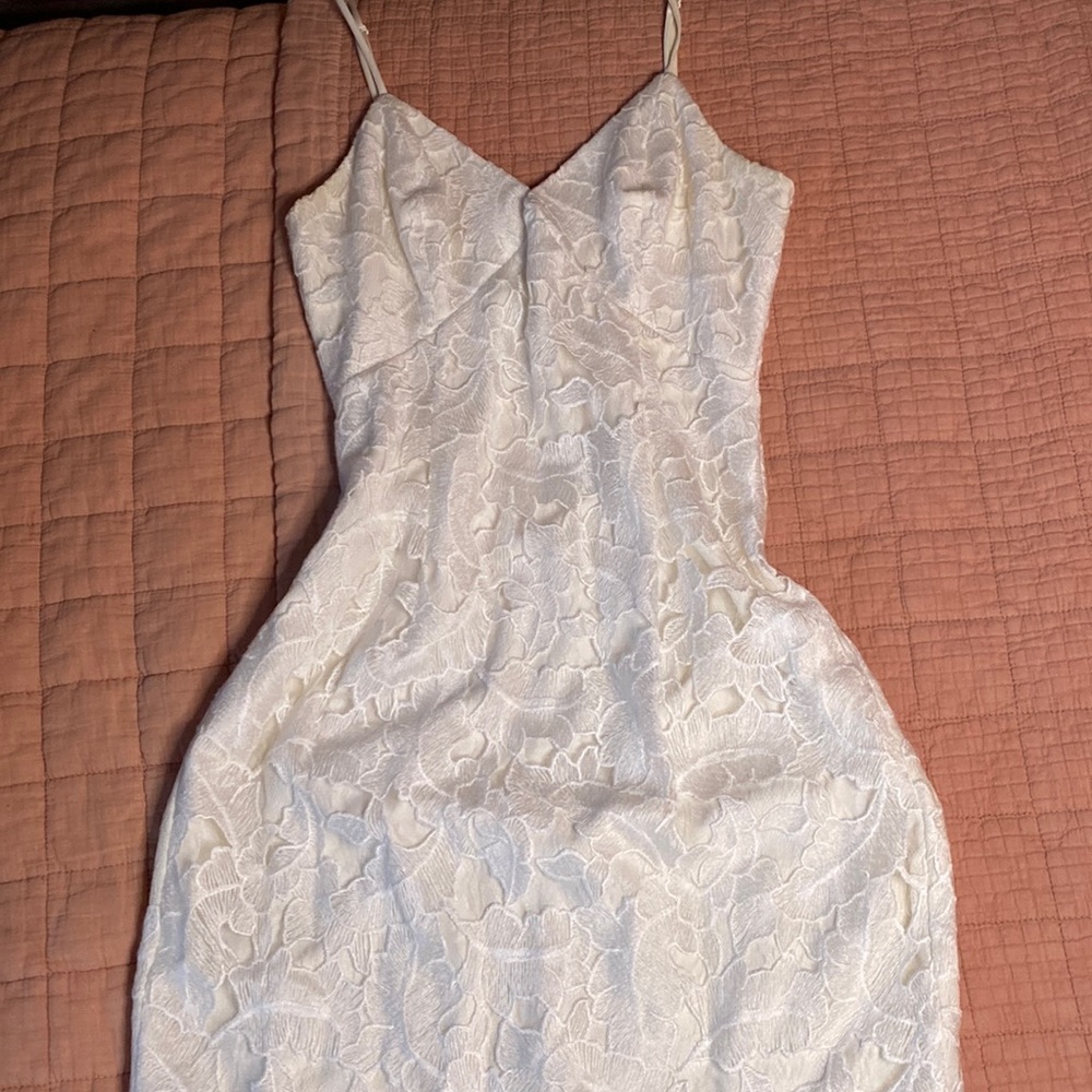 White Guess lace dress